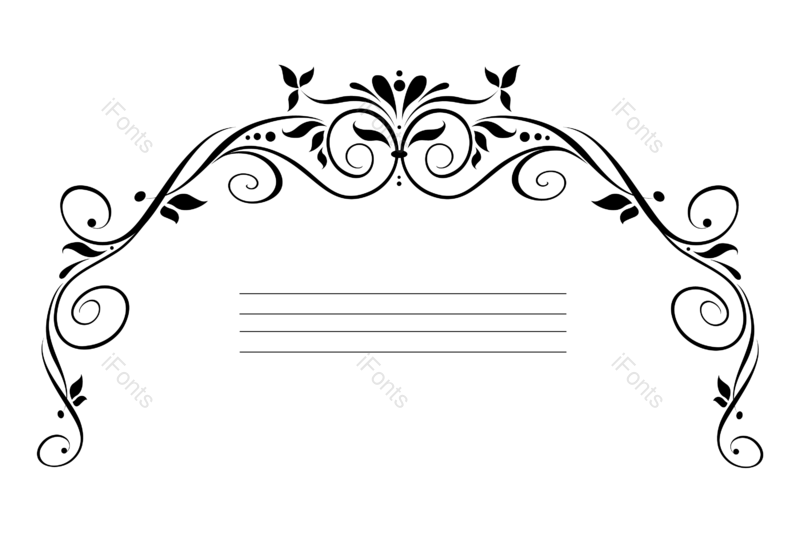 边框图片,复古元素,花纹PNG,图案免抠素材